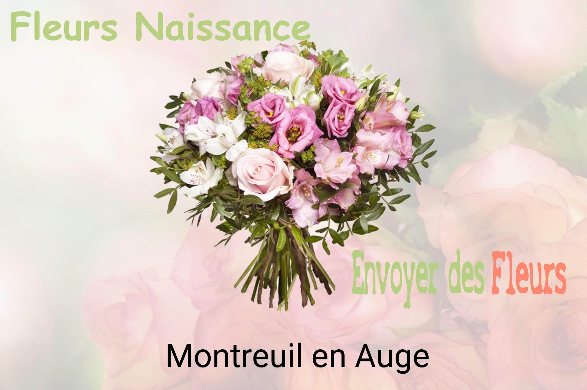 Bouquet de fleurs de naissance livré à Montreuil-en-Auge